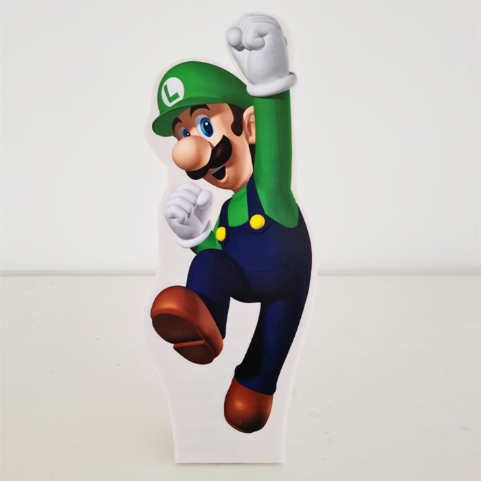 Ayaklı Dekor Pano - Mario Luigi - 30 cm