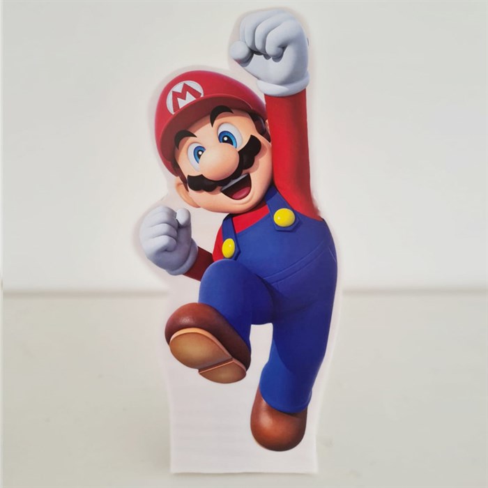 Ayaklı Dekor Pano - Super Mario - 30 cm