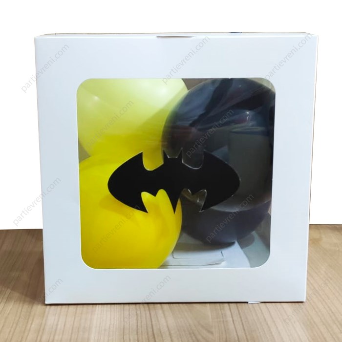 Batman Temalı Şeffaf Kutu Seti 25 cm