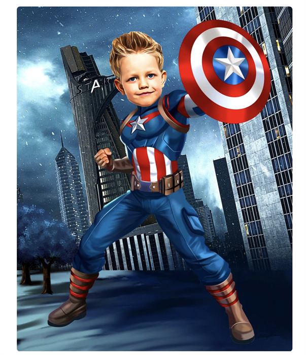 Captain America Kişiye Özel Poster