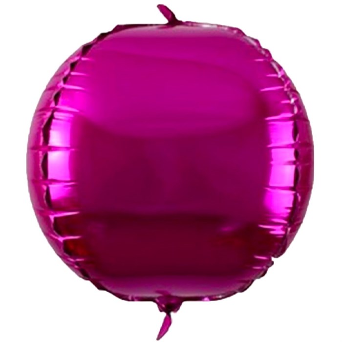 Fuşya Küre Folyo Balon - 45 cm