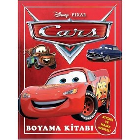 Cars Arabalar Boyama Kitabı (Sticker+Maskeli)