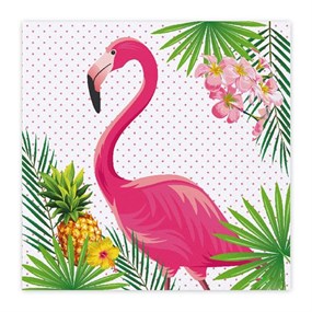 Flamingo Doğum Günü Peçetesi 16 Adet