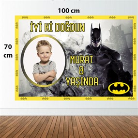 Kişiye Özel Batman Doğum Günü Afişi - 70 cm - 100 cm