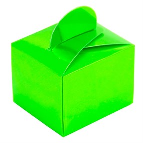 Minik Lokum Şeker Kutusu - Yeşil 10 Adet