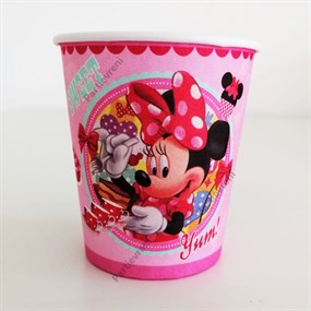 Minnie Mouse Doğum Günü Temalı Bardak 8 adet