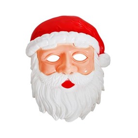 Noel Baba Plastik Maske
