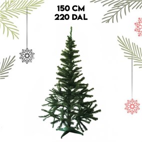 Premium Yılbaşı Çam Ağacı 150 cm - 220 Dal
