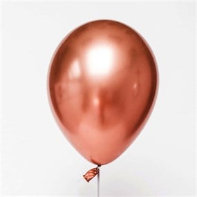 Rose Gold Krom Kaplı Metalik Balon - 5 Adet