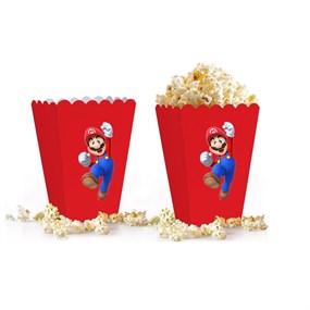 Super Mario Mısır Popcorn Kutusu 5 Adet
