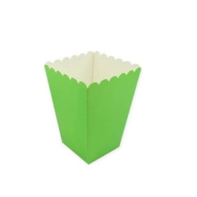 Yeşil Mısır Popcorn Kutusu - 5 Adet