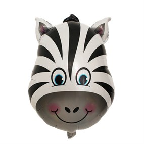 Zebra Figürlü Folyo Balon - 60 cm